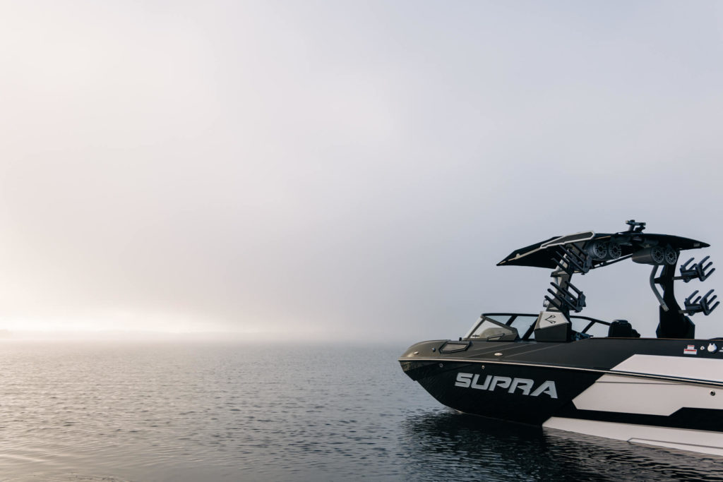 Supra Boat Sitting on calm water